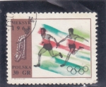 Sellos de Europa - Polonia -  OLIMPIADA MEXICO 68