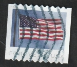 Stamps America - United States -  Bandera nacional