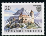 Stamps Liechtenstein -  Castillo de Gutenberg
