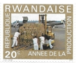 Sellos de Africa - Rwanda -  producción