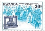 Sellos del Mundo : Africa : Rwanda : teléfono 1
