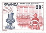 Sellos de Africa - Rwanda -  teléfono 2