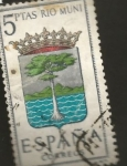 Stamps Spain -  Edifil ES 1633 Escudos Provinciales RIO MUNI