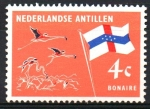Stamps Netherlands Antilles -  FLAMINGOS,  BONAIRE.