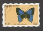 Stamps Cambodia -  Brasiliana 93