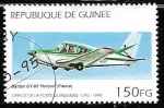 Stamps : Africa : Guinea :  Aviones - SOCATA (Gardan) GY-80