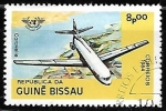 Sellos de Africa - Guinea Bissau -  Aviones - Caravelle