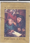 Stamps Poland -  PINTURA-M.VAN REYMERSWAELE