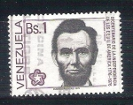 Stamps : America : Venezuela :  RESERVADO Lincoln