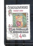 Stamps Czechoslovakia -  RESERVADO tesoros castillo de praga