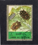 Sellos de Asia - Emiratos �rabes Unidos -  Insectos