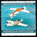 Sellos de Asia - Mongolia -  Aviones - Z-526 AFS, Czechoslovakia