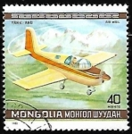 Sellos de Asia - Mongolia -  Aviones - Yanki-Anu, US