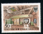 Stamps Liechtenstein -  Castillo de Gutenberg