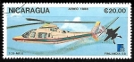 Stamps Nicaragua -  Aviones - Agusta A-109 Mk II Hirundo