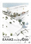 Stamps Greece -  paisaje nevado