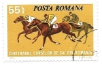 Sellos de Europa - Rumania -  carreras de caballos