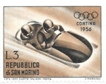 Stamps San Marino -  bobsleigh