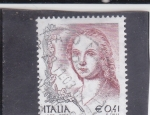 Stamps Italy -   LA MUJER EN EL ARTE