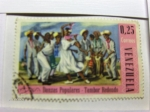 Stamps : America : Venezuela :  Danzas Populares   Tambor Redondo