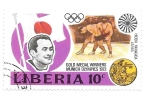 Stamps Liberia -  Hideki Yanagida