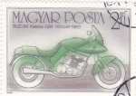 Stamps : Europe : Hungary :  MOTOCICLETA-SUZUKI KATANA 