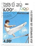 Stamps Laos -  gimnasia
