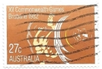 Stamps Australia -  halterofilia