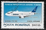 Sellos de Europa - Rumania -  Aviones - Boeing 737-300