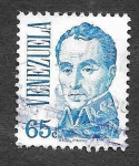 Stamps Venezuela -  1144B - Simón Bolivar