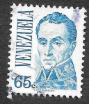 Stamps Venezuela -  1144B - Simón Bolivar