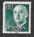 Sellos de Europa - Espa�a -  Edif 1152 - Francisco Franco Bahamonde