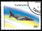 Stamps : Africa : Tanzania :  Aviones - Alpha Jet