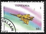 Sellos de Africa - Tanzania -  Aviones - Mirage 3NG
