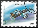 Stamps : Africa : Tanzania :  Avione - Mb-339c