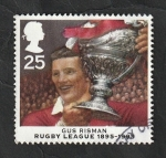 Stamps United Kingdom -  1838 - Gus Risman, jugador de rugby