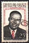 Stamps Burkina Faso -  PRESIDENTE  OUEZZIN  COULIBALY