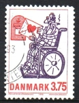 Stamps Denmark -    CARTA  DE  AMOR,  CARICATURA  DE  PHILLIP  STEIN  JONNSON.