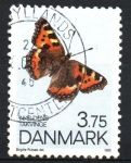 Stamps Denmark -  MARIPOSA  TORTUGA  PEQUEÑA