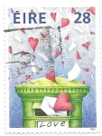 Sellos de Europa - Irlanda -  love