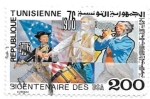 Stamps : Africa : Tunisia :  bicentenario USA