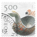 Stamps : Europe : Norway :  artesanía noruega