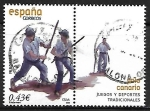 Stamps Spain -  Juegos y deportes - Lucha canaria