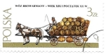 Stamps : Europe : Poland :  carreta