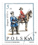 Stamps : Europe : Poland :  dragones