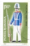 Stamps Romania -  infanteria
