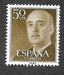 Sellos de Europa - Espa�a -  Edf 1149 - Francisco Franco Bahamonde