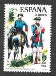 Stamps Spain -  Edf 2237 - Uniformes Militares