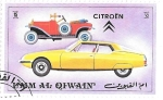 Stamps United Arab Emirates -  citroen