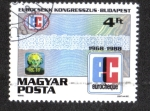 Stamps Hungary -  Congreso Eurocheck, Budapest
